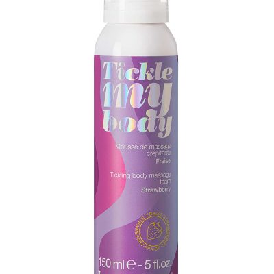 Mousse massage crépitante - fraise